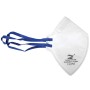 G-prime ffp3 filtering mask - white with blue elastic bands - gb,fr,it,es,de - pack. 30 pcs.