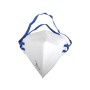 Filtrační maska G-prime ffp3 - bílá s modrými gumičkami - gb,fr,it,es,de - balení 30 ks
