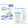 G-prime ffp3 filtering mask - white with blue elastic bands - gb,fr,it,es,de - pack. 30 pcs.