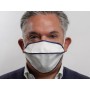 Återanvändbar mask Mycroclean BFE 99,8 % – dubbel lager, vit/blå
