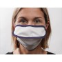 Mycroclean bfe 99,8% wiederverwendbare Gesichtsmaske - Weiß/Blau