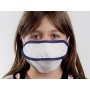 Mycroclean Mascarilla Reutilizable Junior/ Adultos Pequeña BFE 99.8% - Blanco/Azul