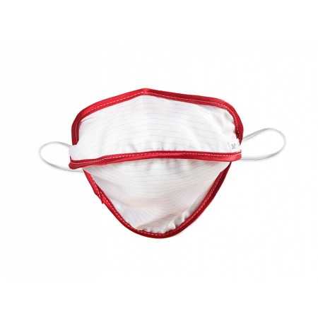 Mycroclean Maska Wielozadaniowa Junior/Adult Small BFE 99.8% - Biały/Czerwony