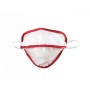 Mycroclean kid bfe 99.8% mascarilla reutilizable - blanco/rojo