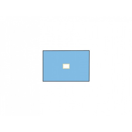 Cârpă chirurgicală 75x90 cm cu orificiu 6x9 cm - pachet de 75 buc.