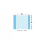 Engraving drape 30x35 cm - sterile - pkg. 50 pcs.