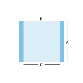 Graveerdoek 40x50 cm - steriel - pak 50 stuks.