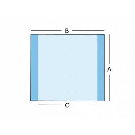 Graveerdoek 40x50 cm - steriel - pak 50 stuks.