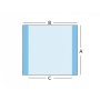 Engraving drape 40x50 cm - sterile - pkg. 50 pcs.