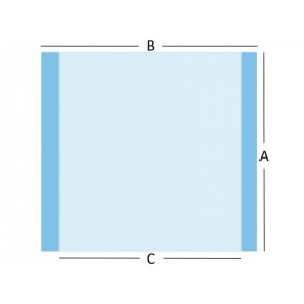 Gravírozó kendő 60x65 cm - steril - pkg. 50 db.