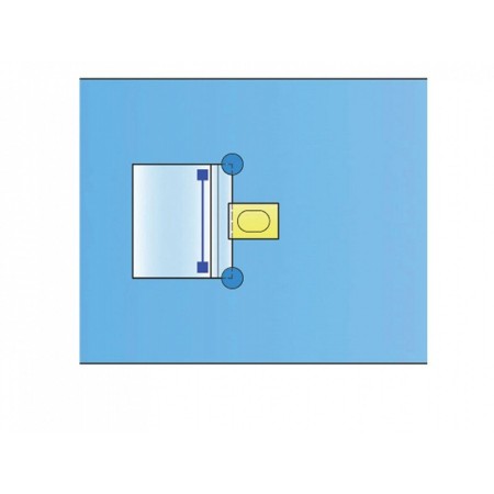 Icke-vävd ögonkirurgisk draperi 80x100 cm - sterilt - förpackning 40 st.