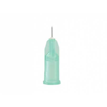 Aguja de mesoterapia luer 33g 0,20x4 mm - verde - pack 100 uds.