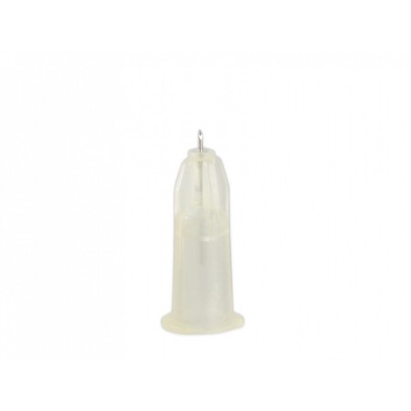 Aguja micromesoterapia 30g 2,5mm - amarillo - paquete 25 piezas.