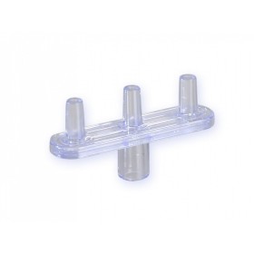 Multi-injection connector - straight - 3 channels - pack 50 pcs.