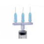 Multi-injection connector - straight - 3 channels - pack of 50 pcs.