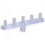 Conector de inyección múltiple - recto - 5 canales - paquete de 50 unidades.