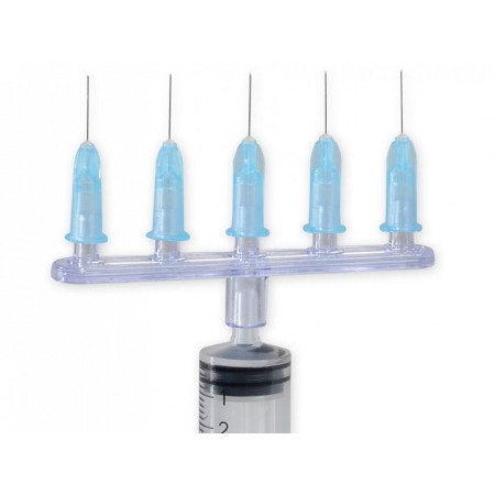 Multi-injection connector - straight - 5 channels - pack of 50.