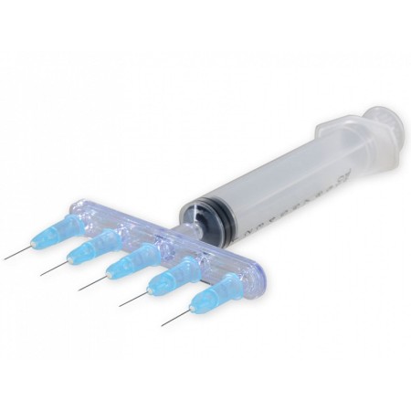 Multi-injection connector - straight - 5 channels - pack of 50.