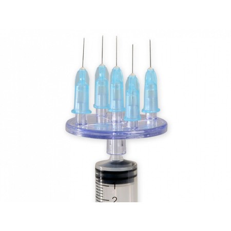 Multi-injection connector - circular - 5 channels - pack of 50 pcs.