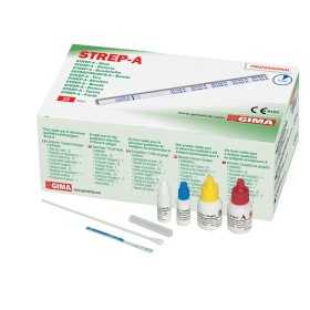 Test na Strep-A - Streptococcus - Pasek - Opakowanie 25 szt. (EX MM24523)