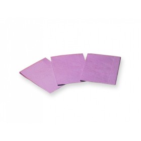 Lingettes en polyéthylène 33x45 cm - lilas - pack. 500 pièces.