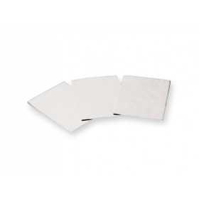 Lingettes en polyéthylène 33x45 cm - blanches - pack. 500 pièces.