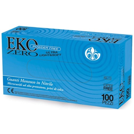 Mănuși de nitril - ușoare - mari - pachet de 100.