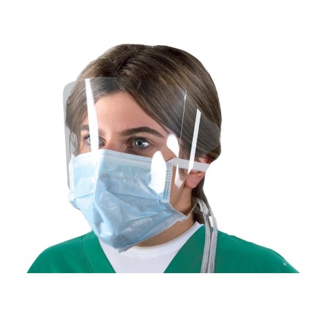 Maskop met omwikkelend vizier - veters - pakket 50 stuks.