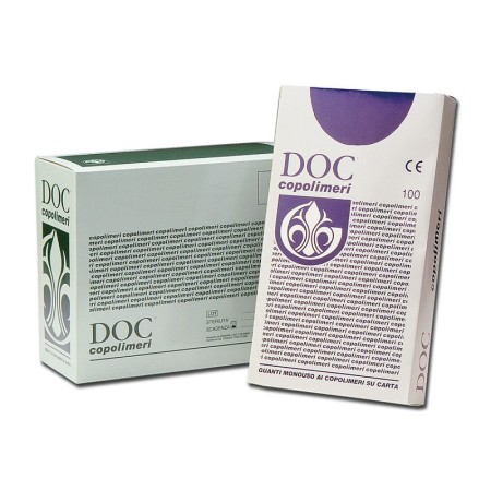 Gants sur papier - en copolymères - moyens - non stériles - pack 1000 pièces.