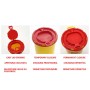 Container pentru deșeuri ascuțite disponibil - 0,5 litri - pachet de 187 buc.