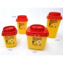 Abfallbehälter für scharfe Gegenstände cs line - 2 Liter - Packung 60 Stk.