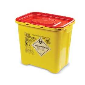 Contenedor de residuos de objetos punzantes cs plus line - 22 litros - pack 10 uds.