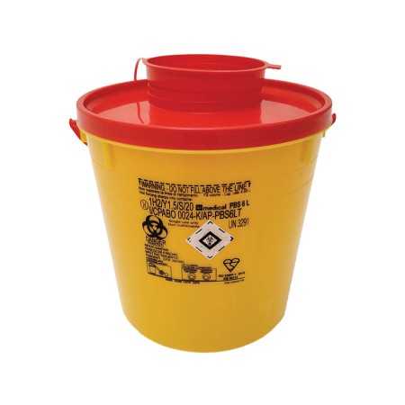 Conteneur à déchets tranchants pbs line - 6 litres - pack. 55 pièces.