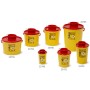 Sharps waste container pbs line - 6 liters - pkg. 55 pcs.