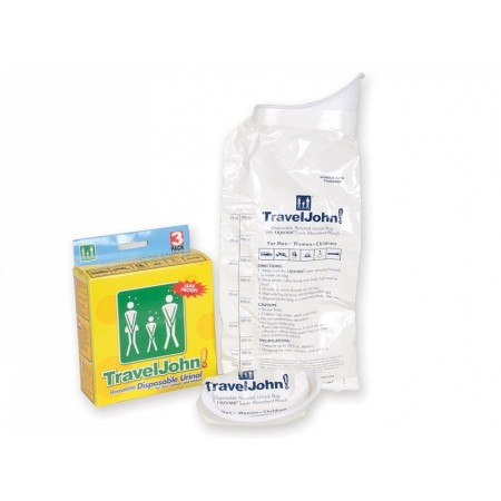 Inodoro portátil traveljohn - 800 cc - pack 3 uds.