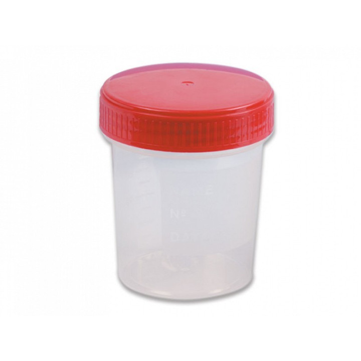 Vizeletgyűjtő tartály 120 ml ömlesztve - csom. 300 db