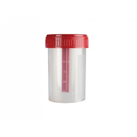 Récipient de selles 60 ml - stérile - emballage. 500 pièces.