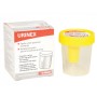 Urine plus récipient 120 ml avec échantillonneur - pack. 100 pièces.