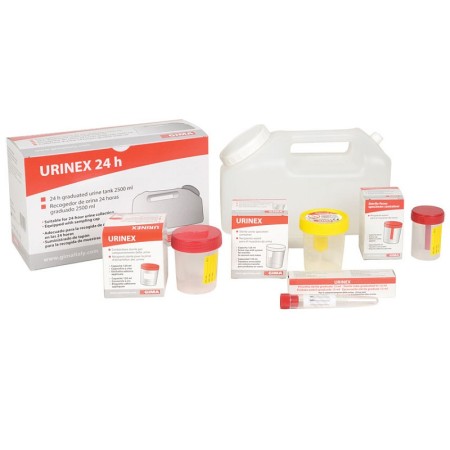 Urine container 120 ml - single box - sterile - pack of 100 pcs.