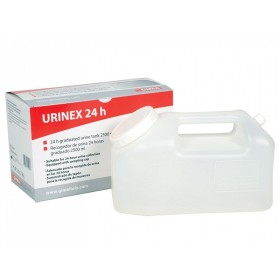 Réservoir d'urine 24 heures 2500 ml - boîte individuelle - pack. 27 pièces.