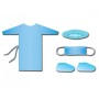 Visitor dressing kit - pack. 25 pcs.