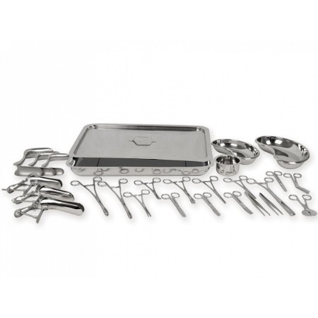 Birthing irons set - 25 pieces