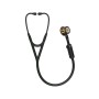 3m littmann core digitale stethoscoop - 8863 - zwart - heldere koperen afwerking