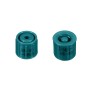 Tapones desinfectantes Curos stopper - conector luer hembra abierto - 50 tiras de 5 - pack. 250 piezas