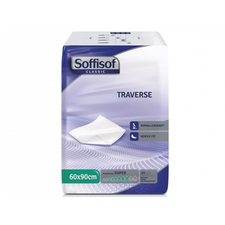 Soffisof absorbent bed crosspiece 60x90 cm - high absorbency - pack. 90 pcs.