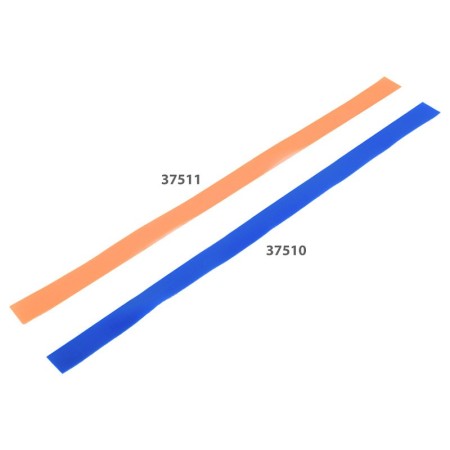 Garrot pré-découpé 46x2,5 cm - bleu - pack 250 pièces.