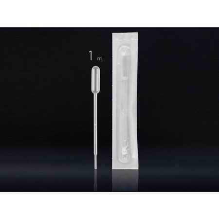 Pasteur pipette 1 ml - sterile - pack 1000 pcs.