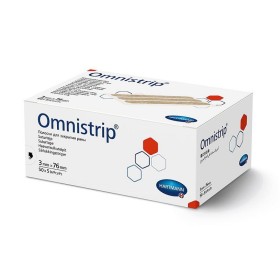 Omnistrip sterile adhesive sutures 50 sachets of 5 strips 3x76 mm