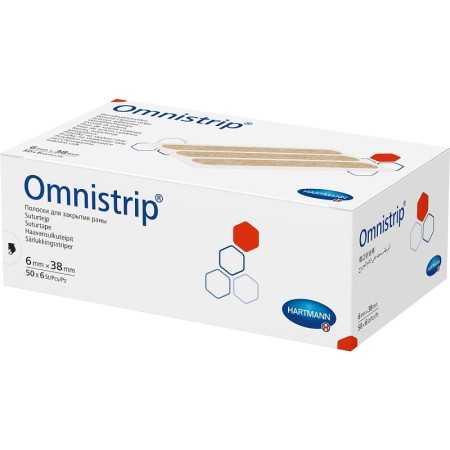 Omnistrip Sterilní lepidlo Šicí 50 sáčků po 6 stripech 6x38 mm