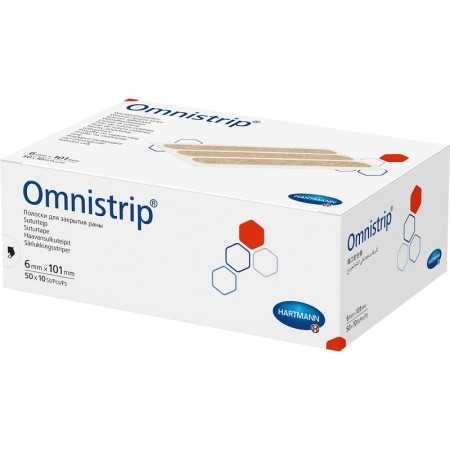 Omnistrip Sterile Adhesive Sutures 50 sachets of 10 strips 6x101 mm